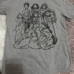 Disney Gray Princess Short Sleeve Tee